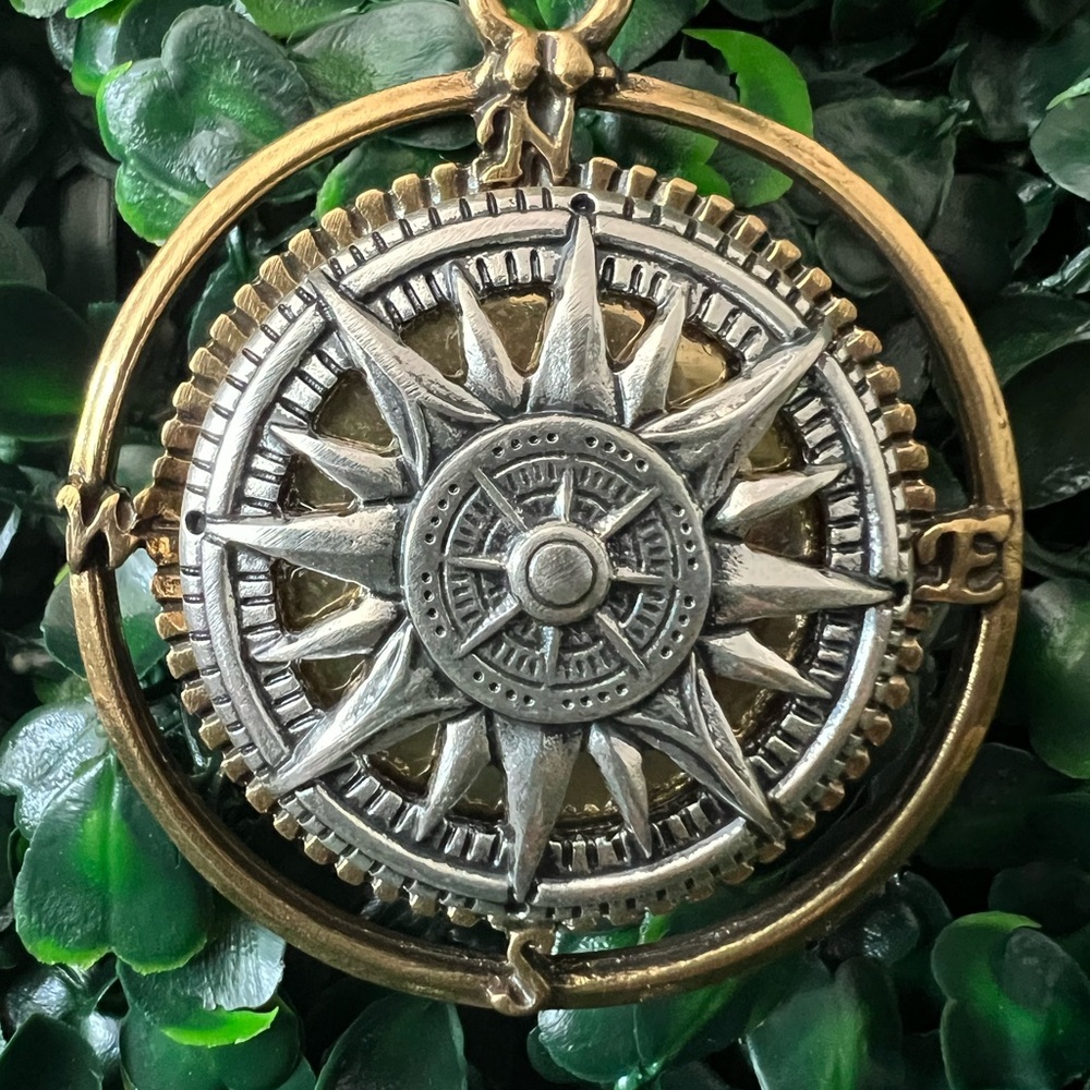 PATRICIA NASH Compass necklace! In like new condition!